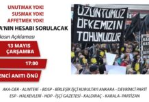 Soma Katliamı’nın 6. Yılında Madenci Anıtı’na!