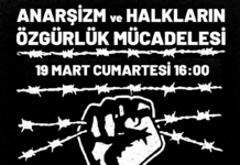ETKİNLİK: Anarşizm ve Halkların Özgürlük Mücadelesi